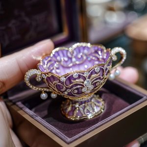 Dilixue French Court Retro Cup Brooch Decoration Top Lady High-End Original Jewelry Factory Customization